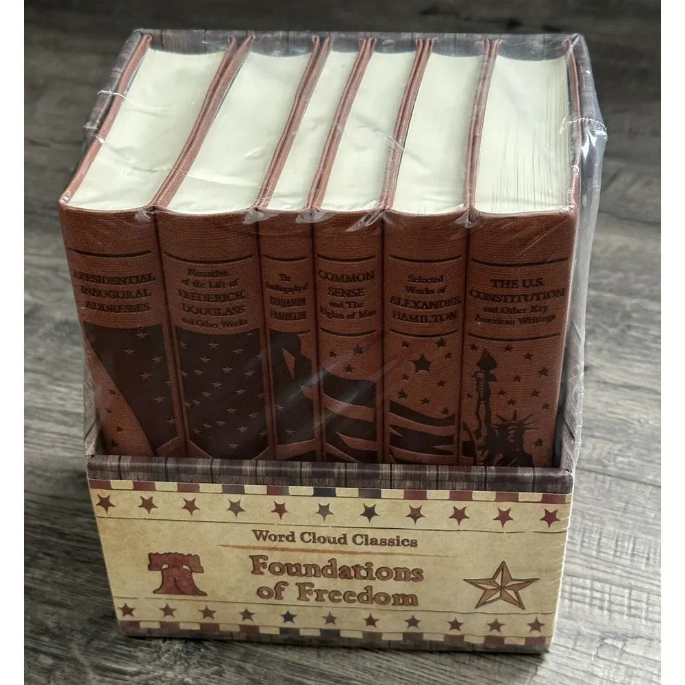 Foundations of Freedom Softcover 6‎ Book Box Set Faux Leather Constitution